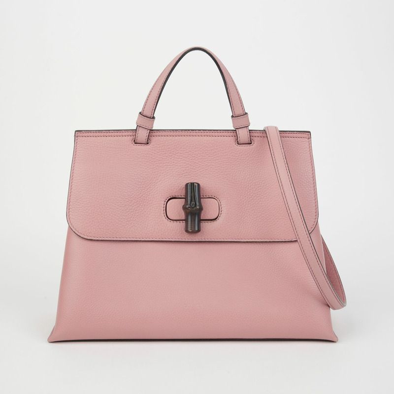 GUCCI 竹製頂部提把托特單肩包 392013-1