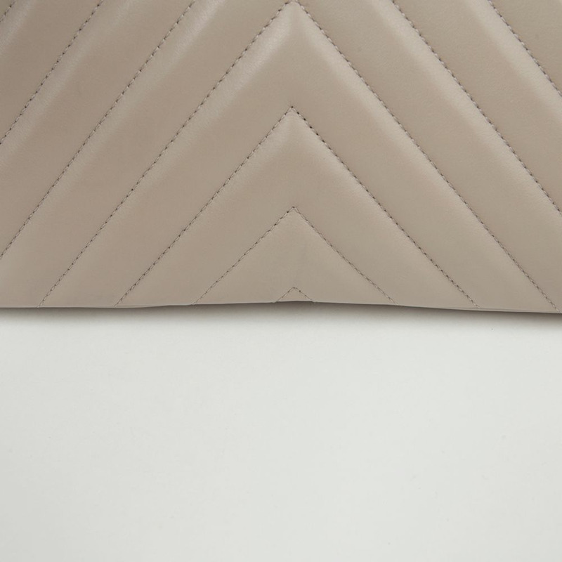 【包稅】CHANEL A91588 人字紋中翻蓋單肩斜背包-4