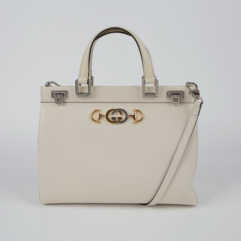 GUCCI 564714 Jumi 中號頂部提手托特單肩包-1