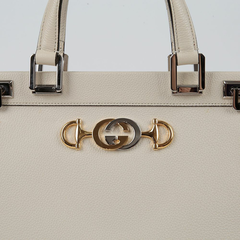 GUCCI 564714 Jumi 中號頂部提手托特單肩包-2