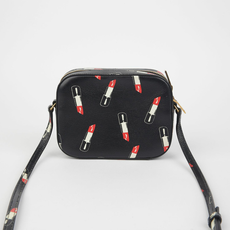 SAINT LAURENT Monogram 相機唇膏印花迷你斜背包 395791-3