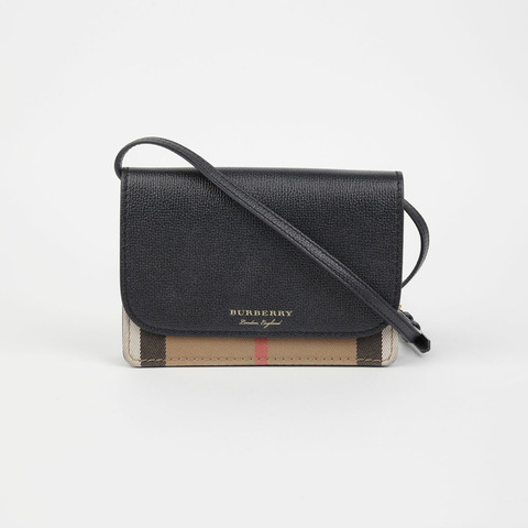 BURBERRY 新罕布夏格紋肩斜背包 80463161