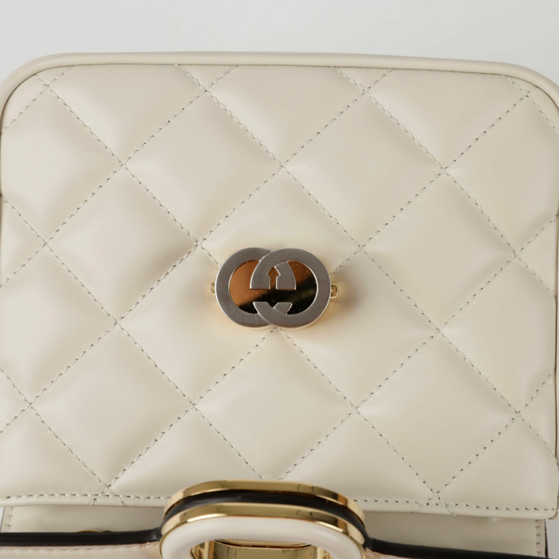 GUCCI 裝飾迷你鏈條單肩包 741457-8