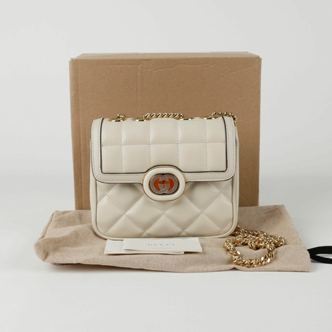 GUCCI 741457 Deco迷你鏈條單肩包