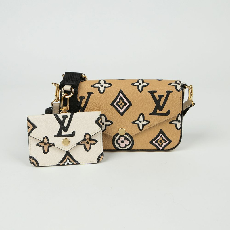 【包稅】LOUIS VUITTON M80695 Wild at Heart Felicity 肩帶與斜背包-0