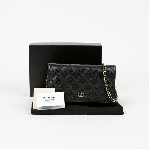 CHANEL Caviar Skin 經典 WOC 單肩斜背包 A84310