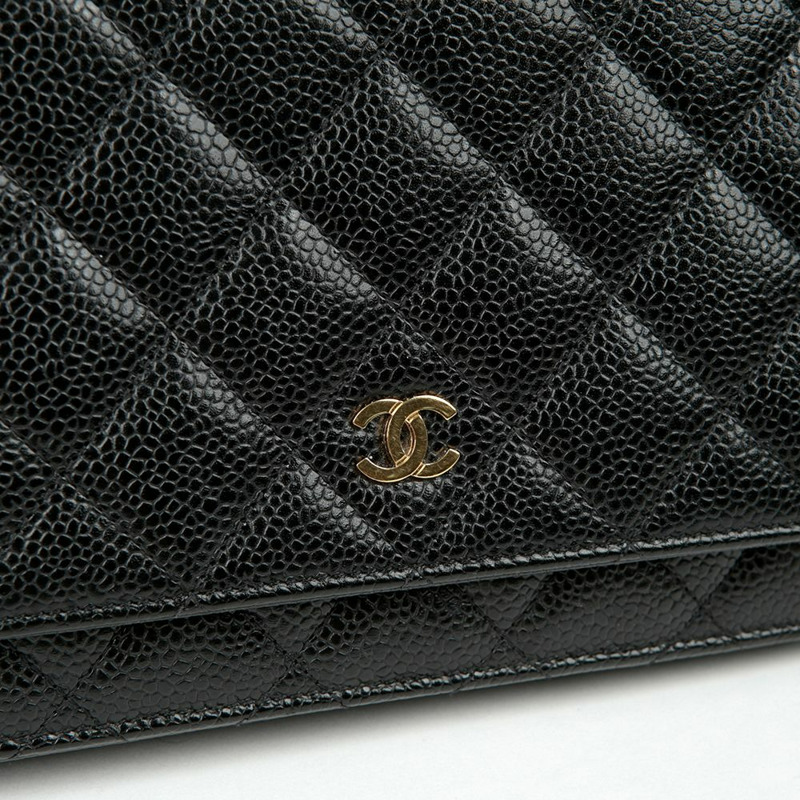 CHANEL Caviar Skin 經典 WOC 單肩斜背包 A84310-3