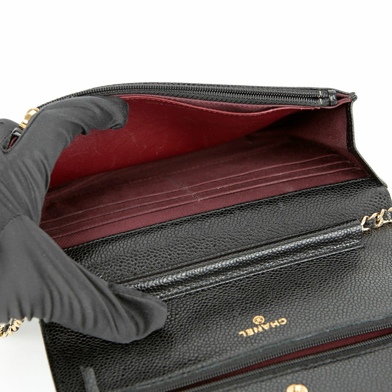 CHANEL Caviar Skin 經典 WOC 單肩斜背包 A84310-9