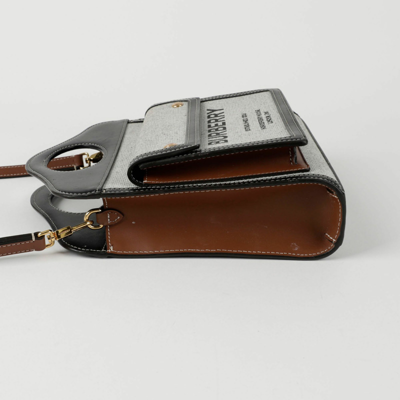 BURBERRY Triton Pocket 迷你托特肩背包 8039363-6
