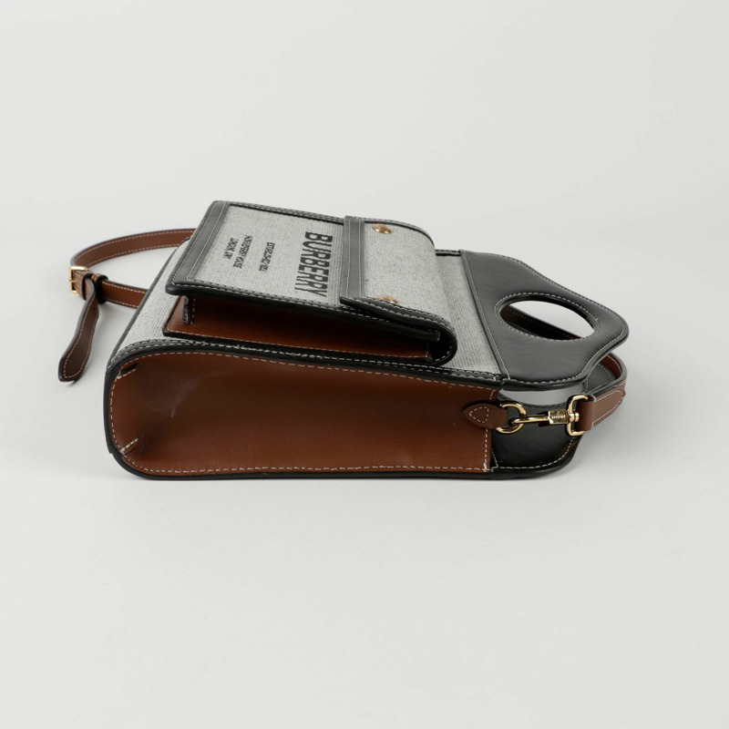 BURBERRY Triton Pocket 迷你托特肩背包 8039363-9