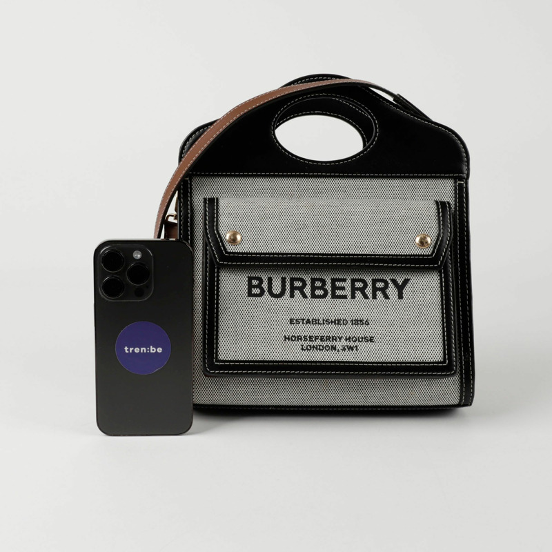 BURBERRY Triton Pocket 迷你托特肩背包 8039363-12