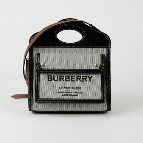 BURBERRY 8039363 Triton 口袋迷你手提單肩包