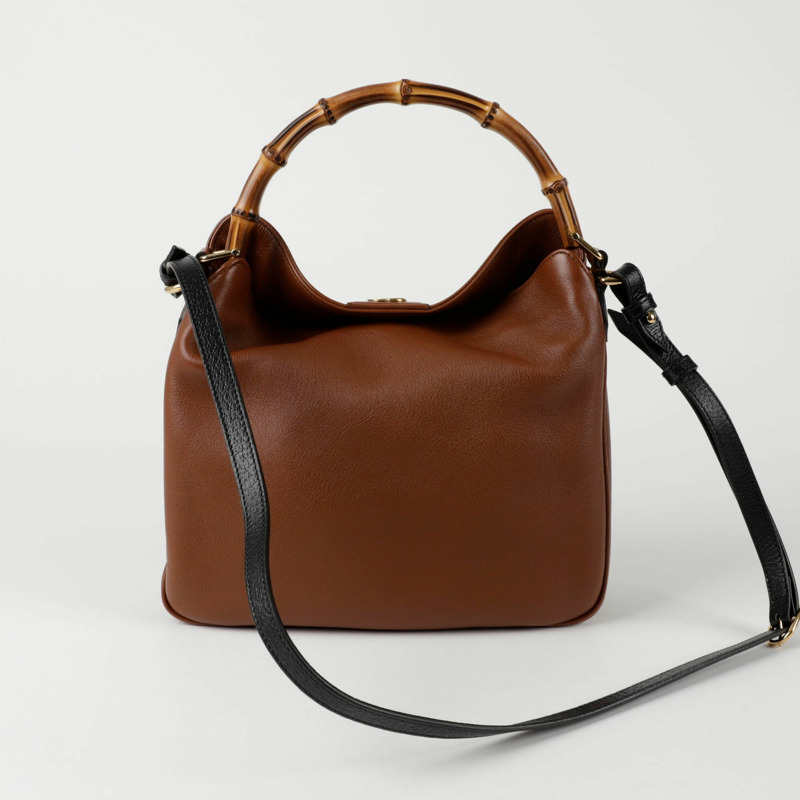 【包稅】GUCCI Diana 竹製中型手提單肩包 746124-3