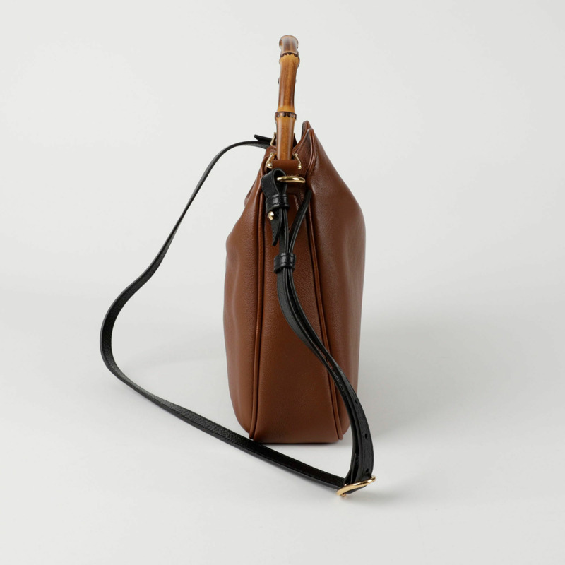 【包稅】GUCCI Diana 竹製中型手提單肩包 746124-4