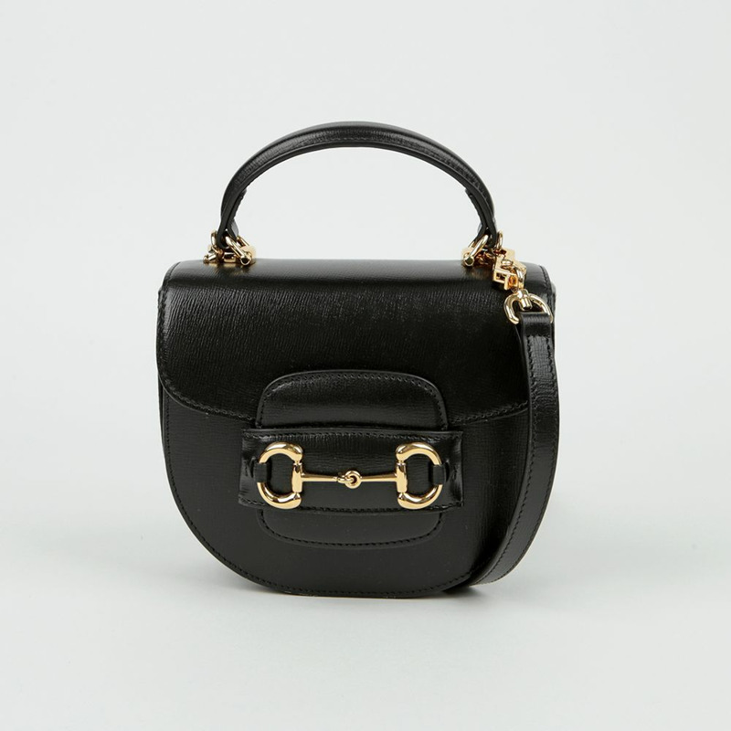 【包稅】GUCCI 1955 馬銜扣迷你手提單肩包 781387-1