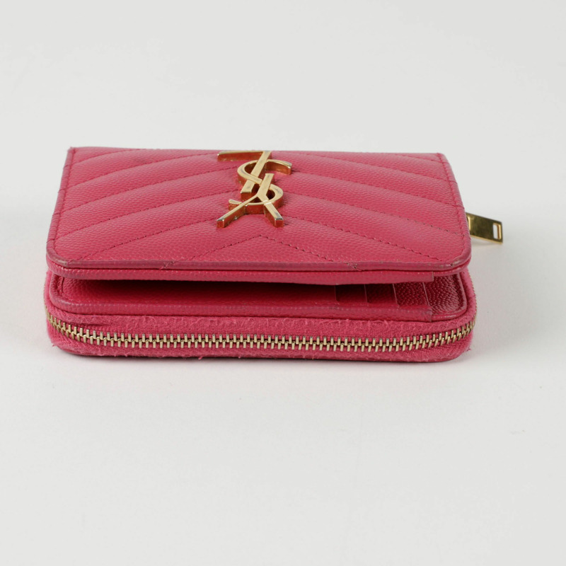 SAINT LAURENT 緊湊型房屋皮夾 403723-3