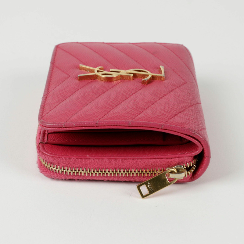 SAINT LAURENT 緊湊型房屋皮夾 403723-4