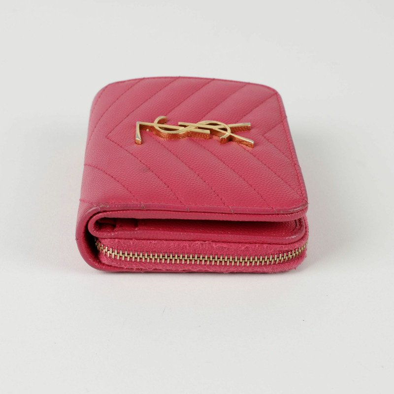 SAINT LAURENT 緊湊型房屋皮夾 403723-6