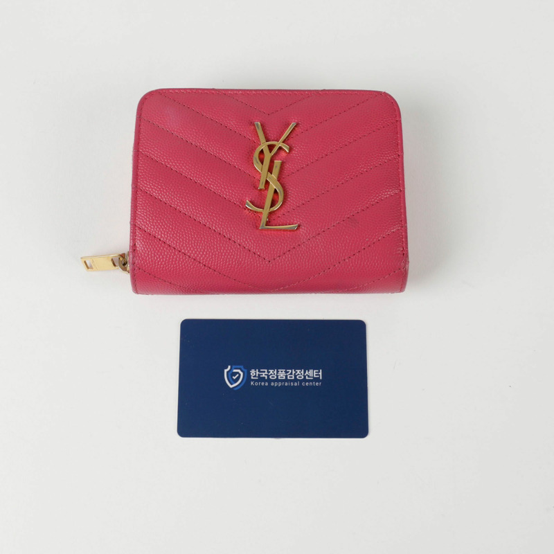 SAINT LAURENT 緊湊型房屋皮夾 403723-11