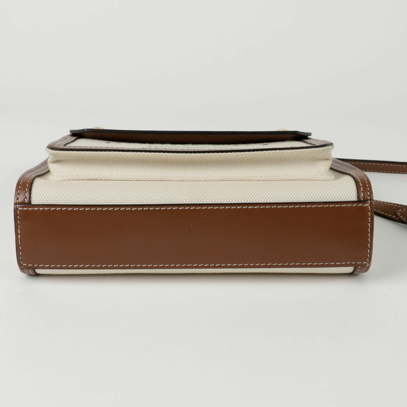 BURBERRY 迷你帆布口袋托特單肩包 8014615-5