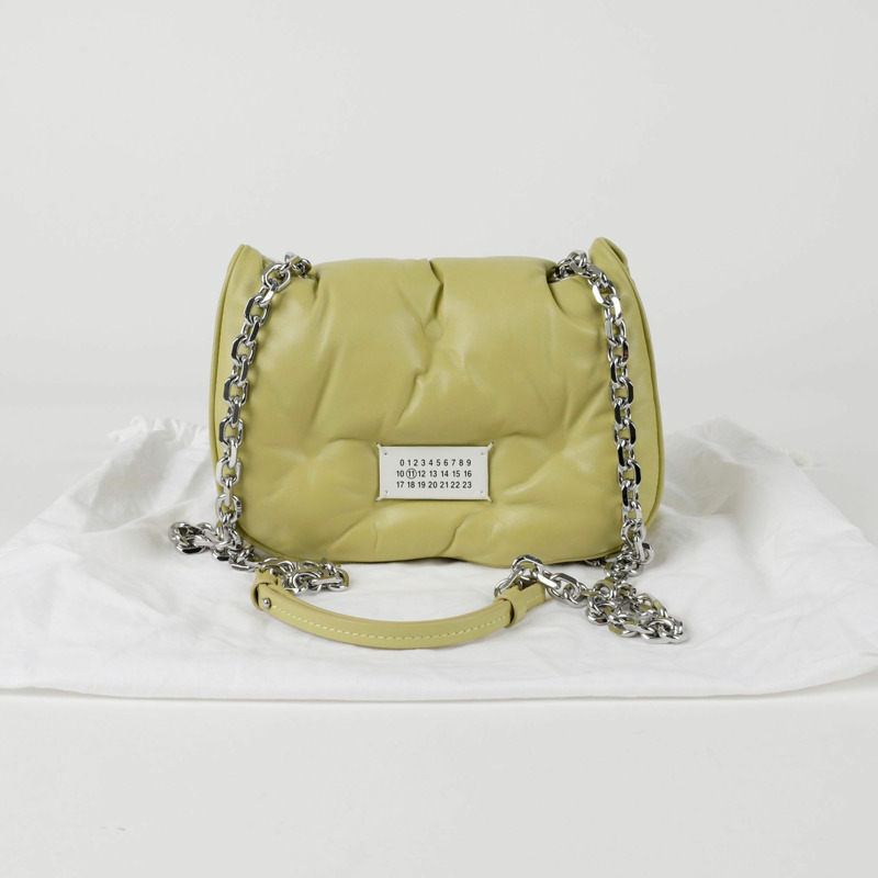 MAISON MARGIELA Glam Slam 小號翻蓋肩斜背包 0019-0