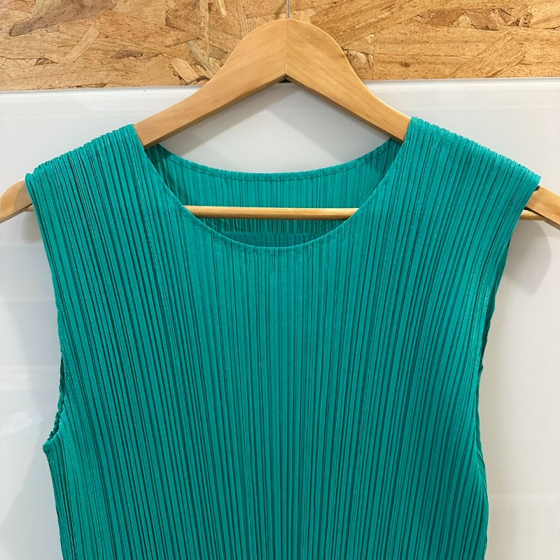 【美收精品】PLEATS PLEASE 水藍色連身裙 4-81【隔月月中將轉賣至日本 上架期限30天】-2