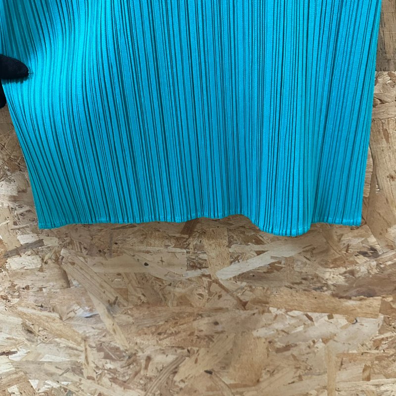 【美收精品】PLEATS PLEASE 水藍色連身裙 4-81【隔月月中將轉賣至日本 上架期限30天】-9