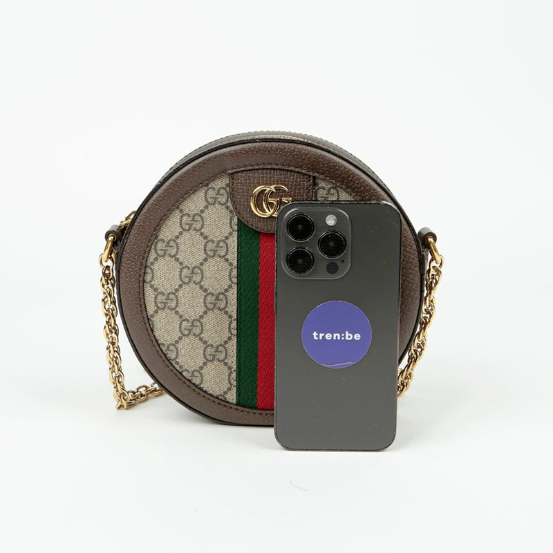 GUCCI Ophidia 迷你圓肩斜背包 550618-10