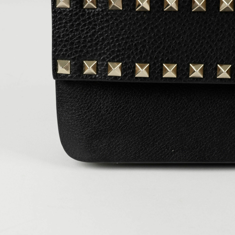 VALENTINO Rockstud 折疊帶手拿包 2B0E80-2