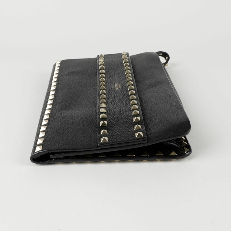 VALENTINO Rockstud 折疊帶手拿包 2B0E80-4