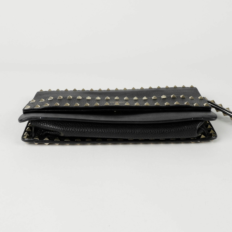 VALENTINO Rockstud 折疊帶手拿包 2B0E80-5