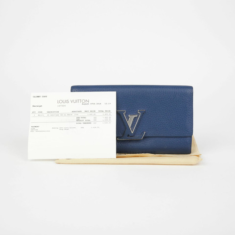 LOUIS VUITTON Capucines 長版皮夾 M41970