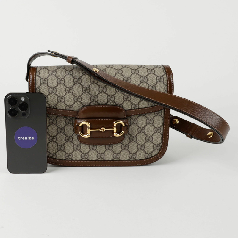 GUCCI Horsebit 1955 小號斜背包 602204-6