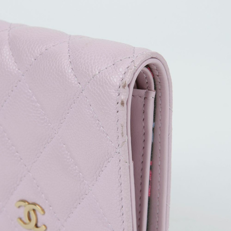 CHANEL Caviar 經典雙折皮夾 AP3178-4