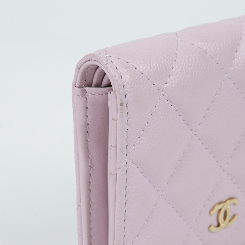 CHANEL Caviar 經典雙折皮夾 AP3178-5