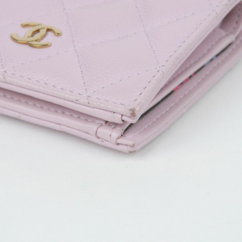 CHANEL Caviar 經典雙折皮夾 AP3178-8