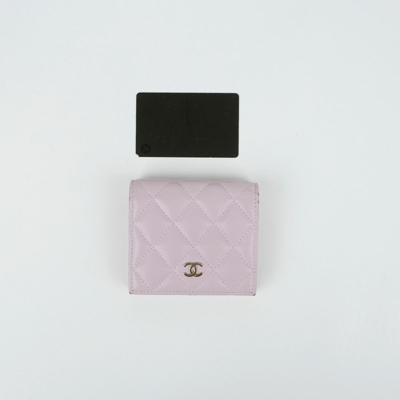 CHANEL Caviar 經典雙折皮夾 AP3178-12