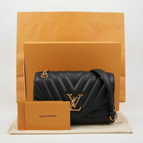 LOUIS VUITTON M58552 New Wave MM 鏈條單肩斜背包