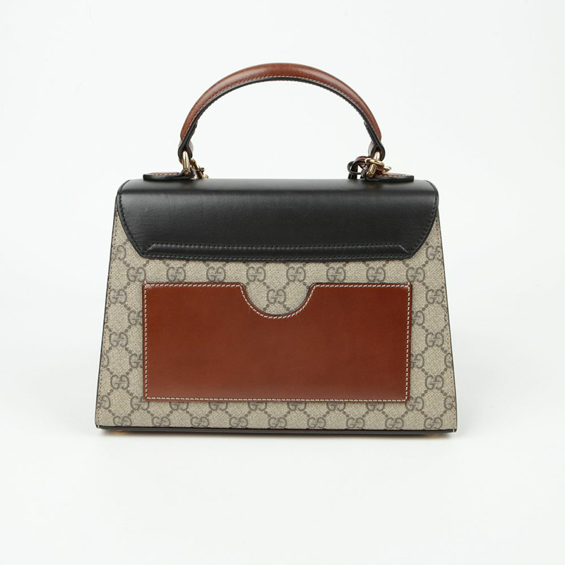 GUCCI Paddle Lock 小號頂部提把托特單肩包 453188-3