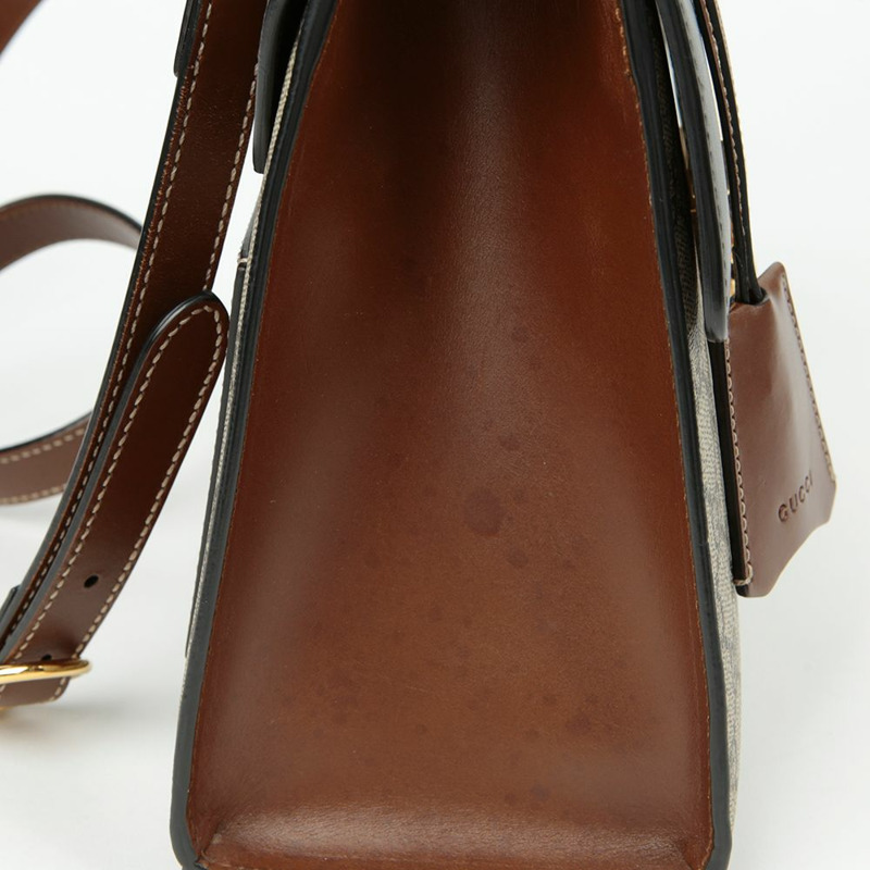 GUCCI Paddle Lock 小號頂部提把托特單肩包 453188-6