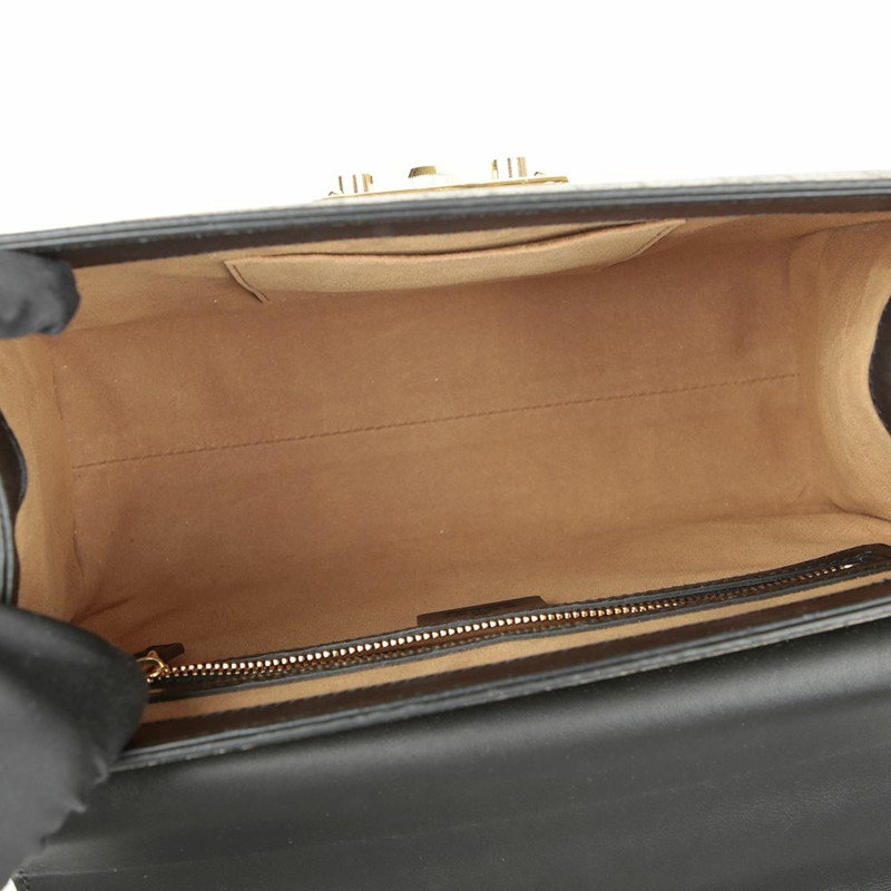 GUCCI Paddle Lock 小號頂部提把托特單肩包 453188-15