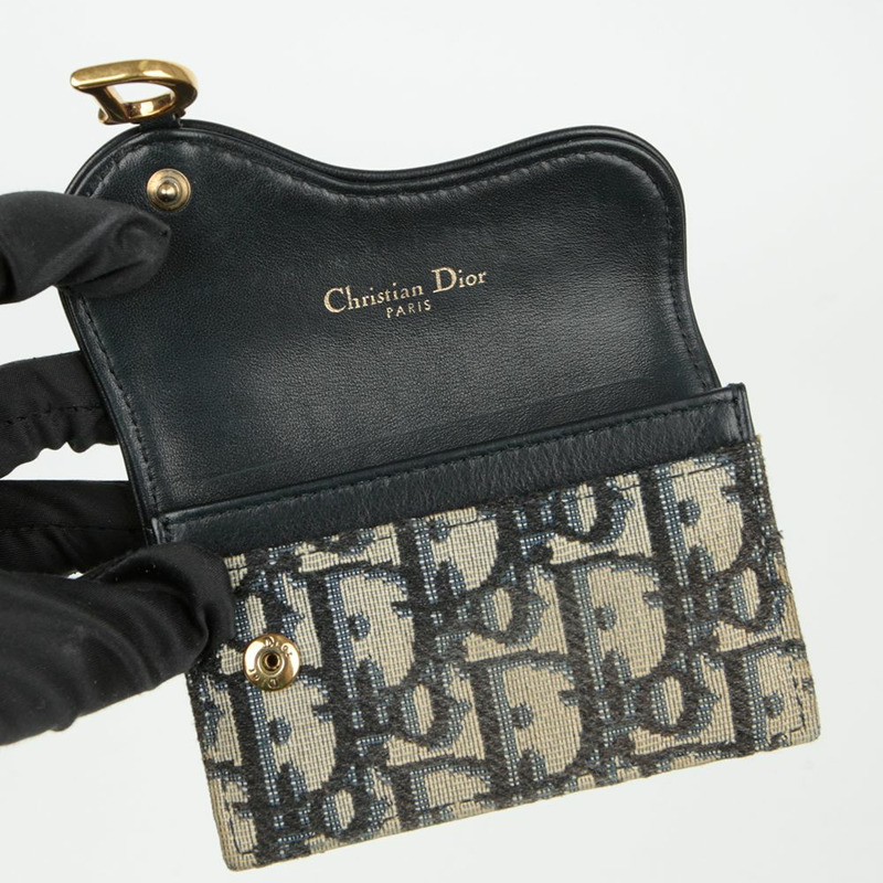 DIOR 斜角馬鞍形翻蓋卡夾 S5611CTZQ-7