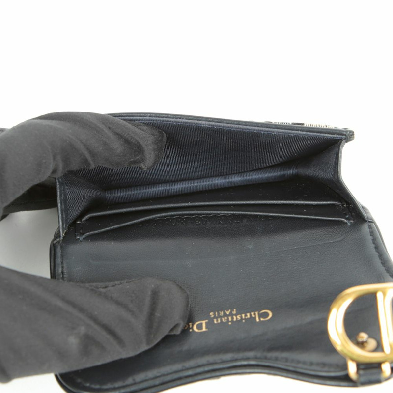 DIOR 斜角馬鞍形翻蓋卡夾 S5611CTZQ-8