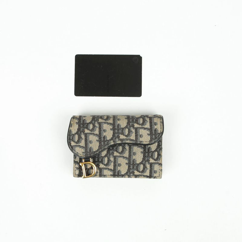 DIOR 斜角馬鞍形翻蓋卡夾 S5611CTZQ-9
