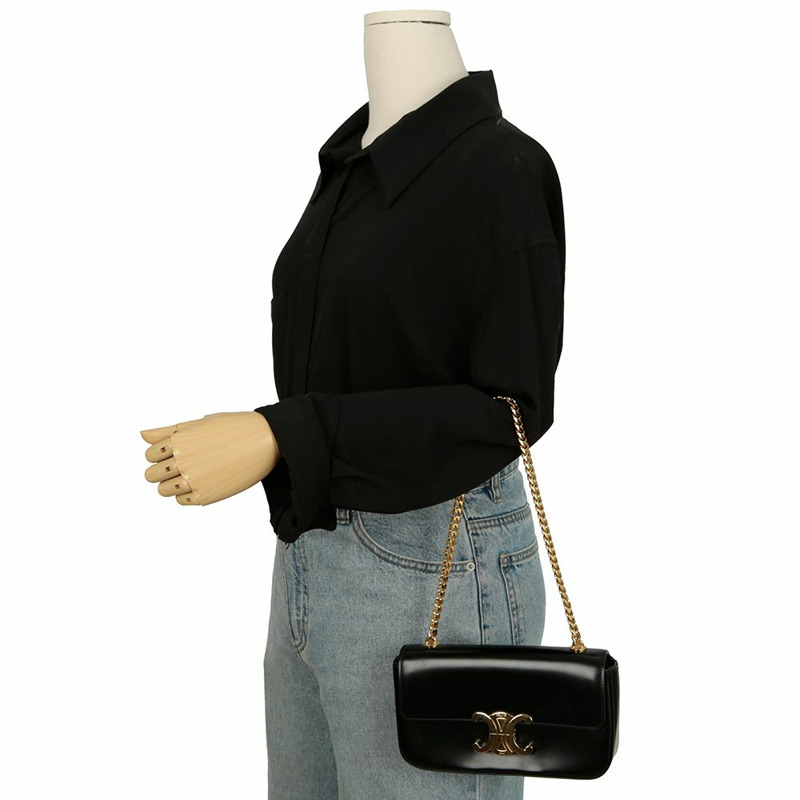 【包稅】CELINE Triopé 鏈條單肩包 197993BF4-10