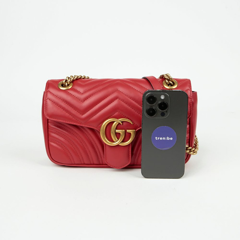 【包稅】GUCCI 443497 GG Marmont 小號肩斜背包-6