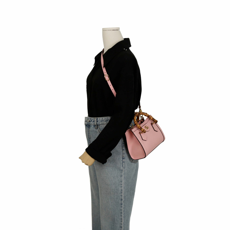 【包稅】GUCCI 戴安娜迷你手提單肩包 655661-8