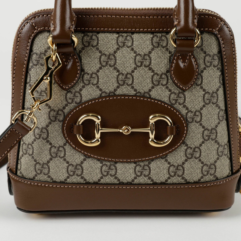 GUCCI Horsebit 1955 迷你頂部提把托特單肩包 640716-1