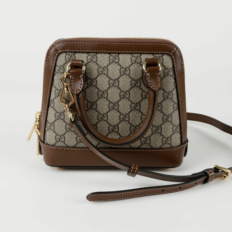 GUCCI Horsebit 1955 迷你頂部提把托特單肩包 640716-3