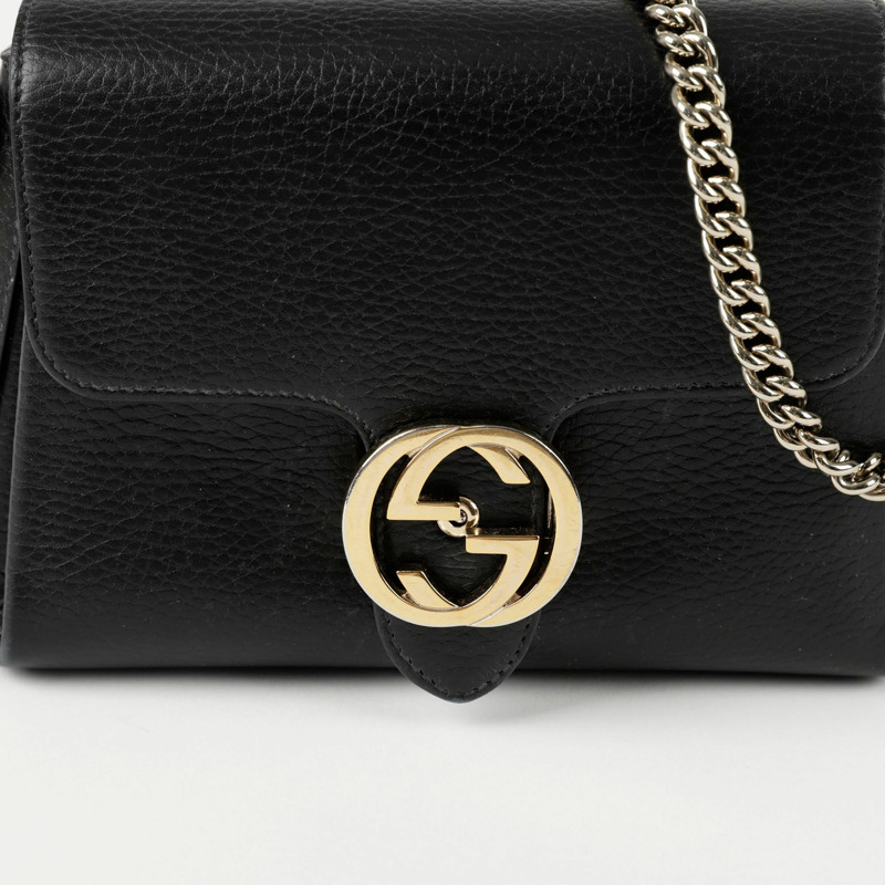 GUCCI 互鎖鏈條單肩斜背包 607720-1